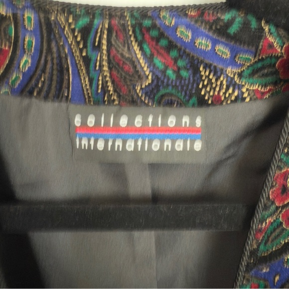 VTG COLLECTION INTERNATIONAL Paisley Patterned Women's Blazer Jacket - Picture 2 of 8